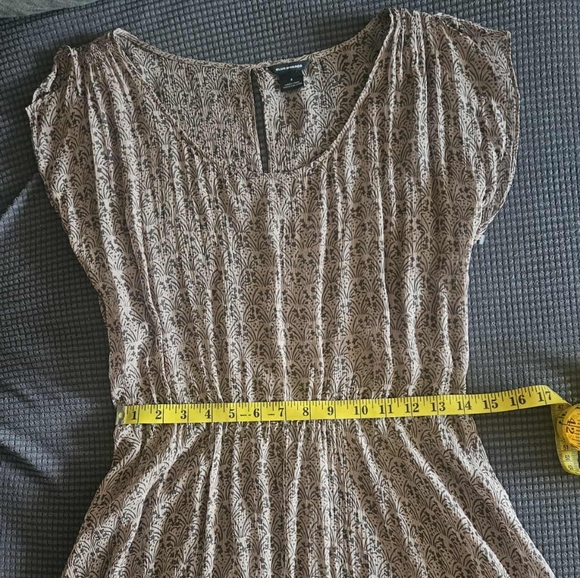 Club Monaco brown nude dress sz 8 - Picture 5 of 16